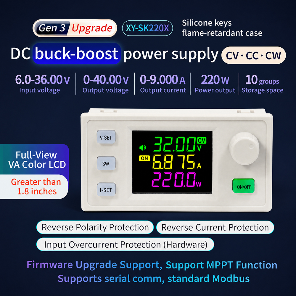 Drone Solar Charger - 9A 220W DC Buck Boost Converter