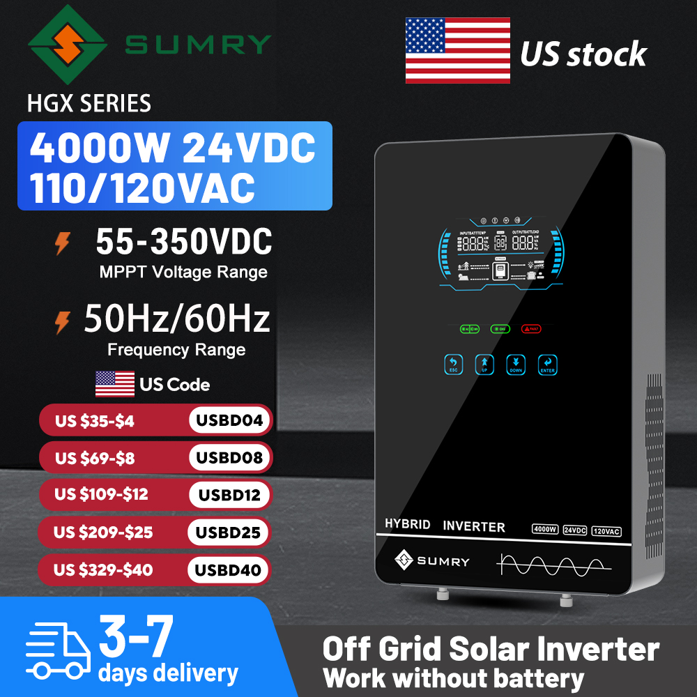 Drone Solar Charger - Sumry 4KW 120V Off Grid Solar