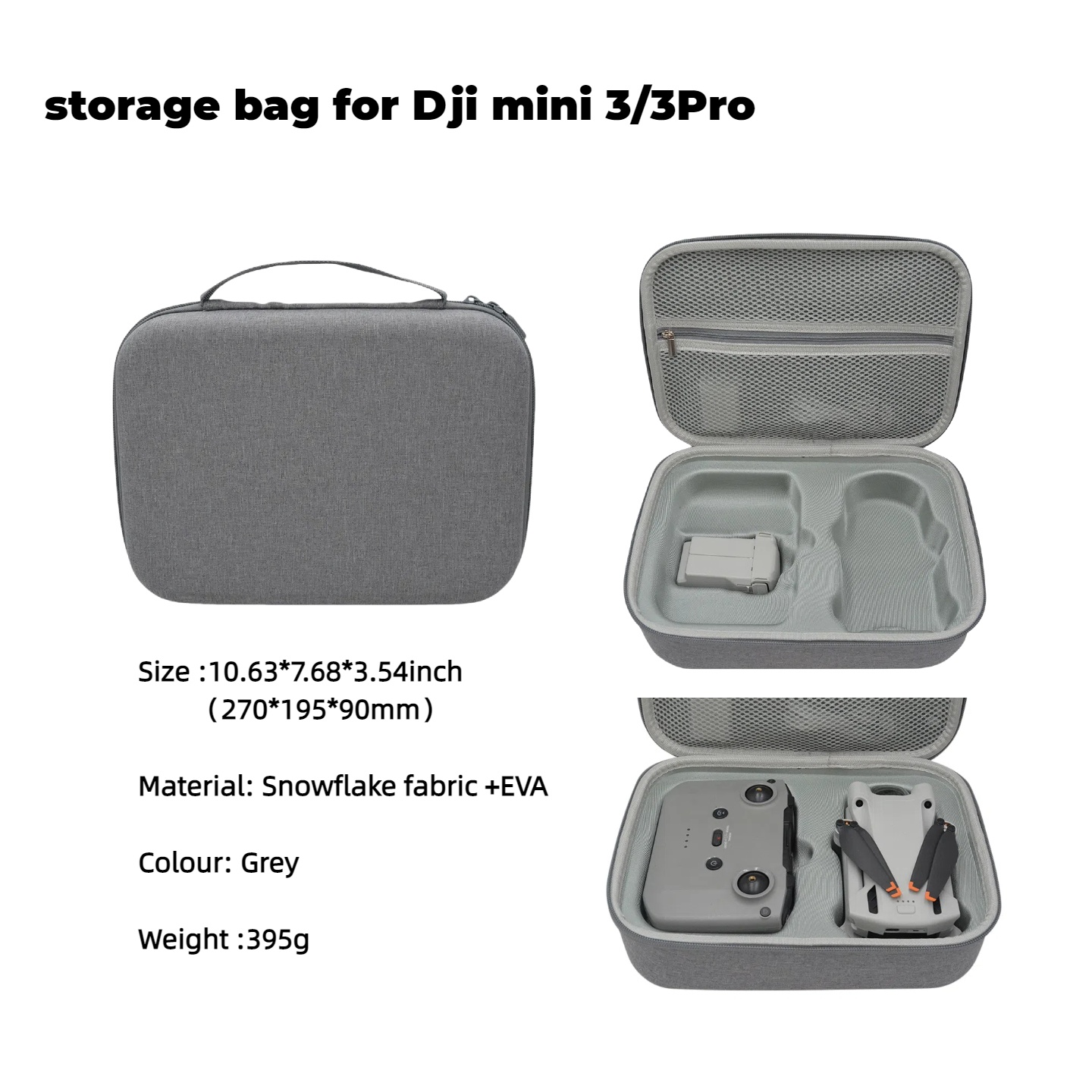 Drone Carrying Case - Hard EVA Drone Bag For DJI