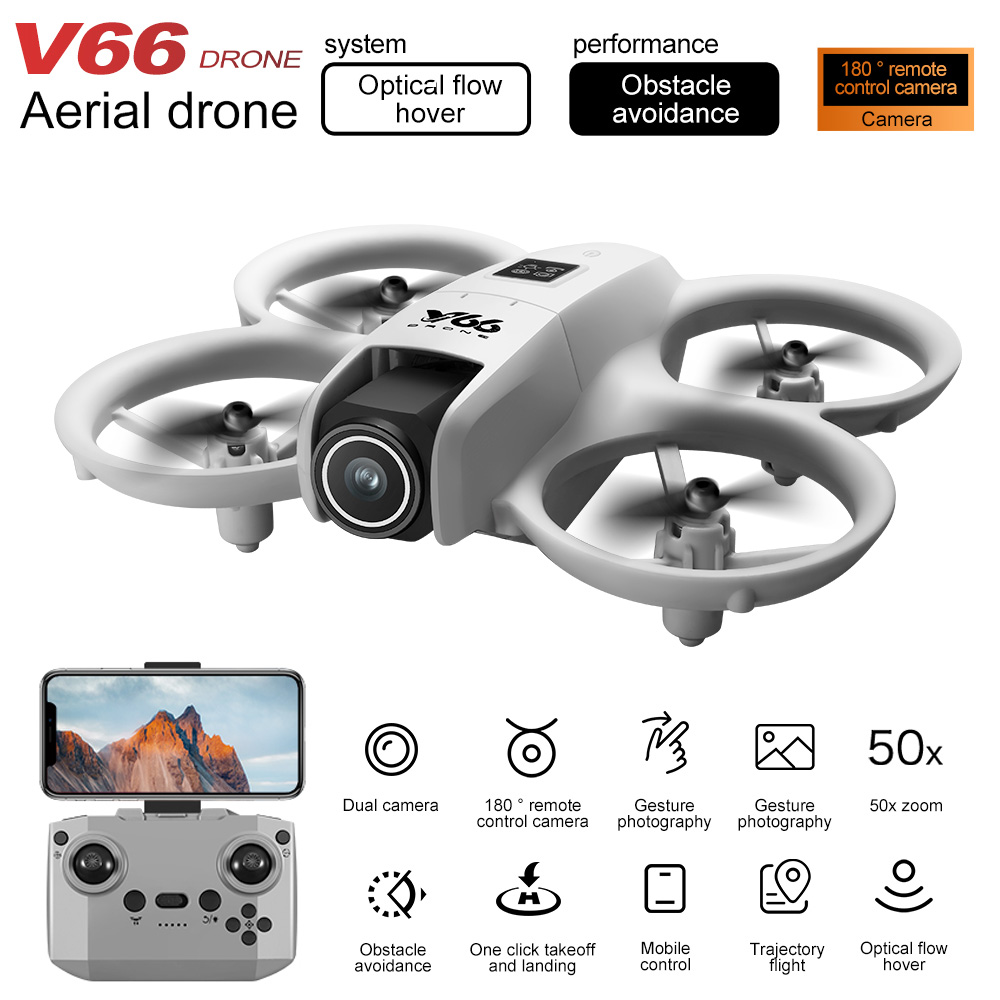 New V66 Mini Drone HD Camera 4 - Drone Controller Screen reseña y precio
