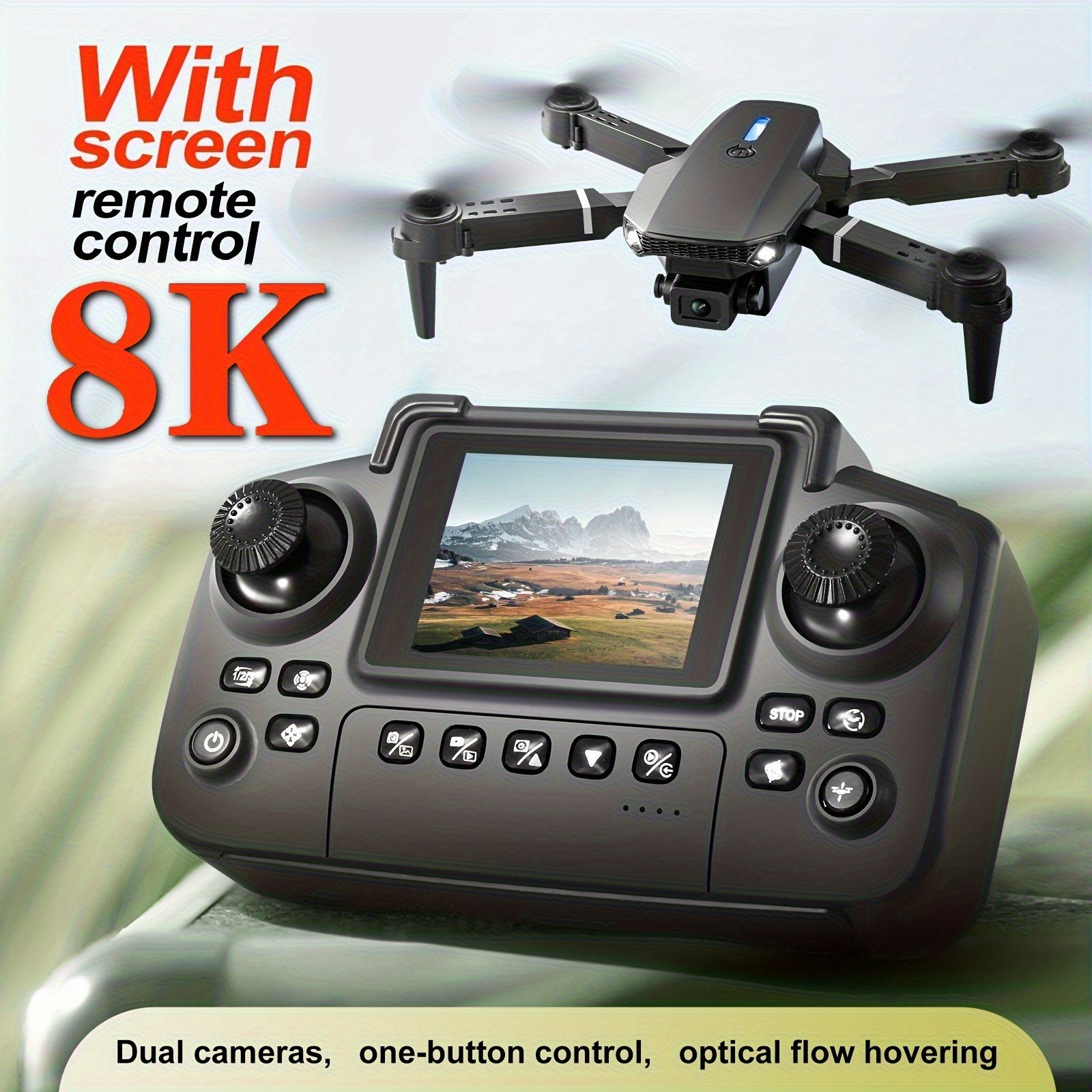 The 2026 upgraded E88PRO MAX f - Drone Controller Screen reseña y precio