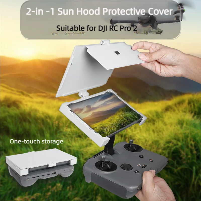 For DJI RC Pro 2 Remote Contro - Drone Controller Hood reseña y precio