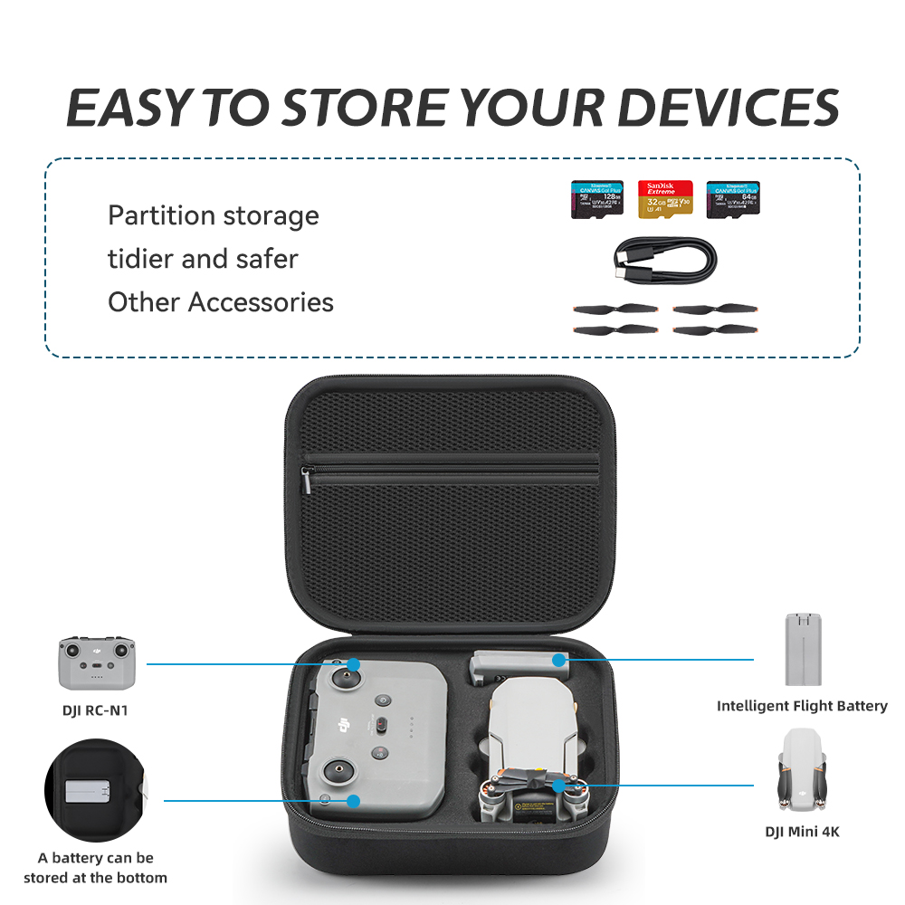Portable Storage Bag Protectiv - Drone Hard Shell Case reseña y precio