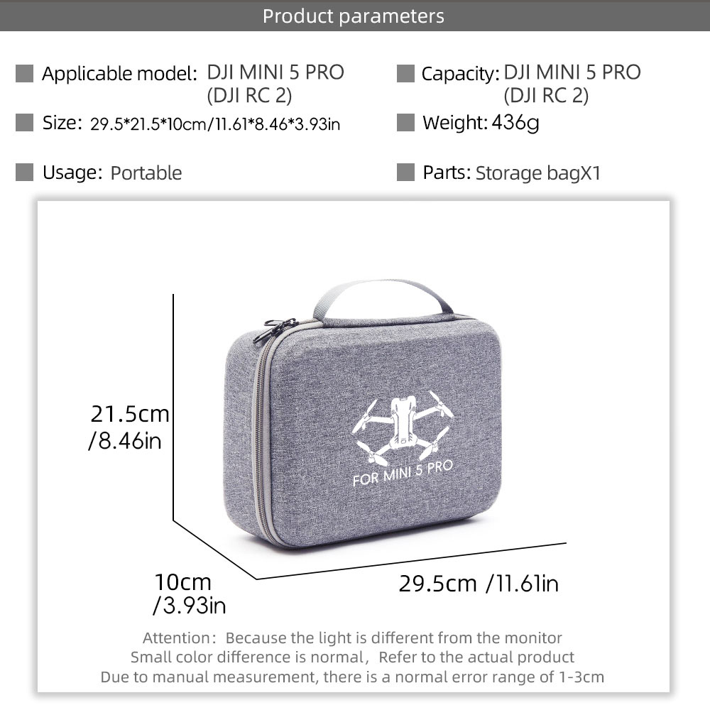 Storage Carry Case for DJI Min - Drone Carrying Case reseña y precio