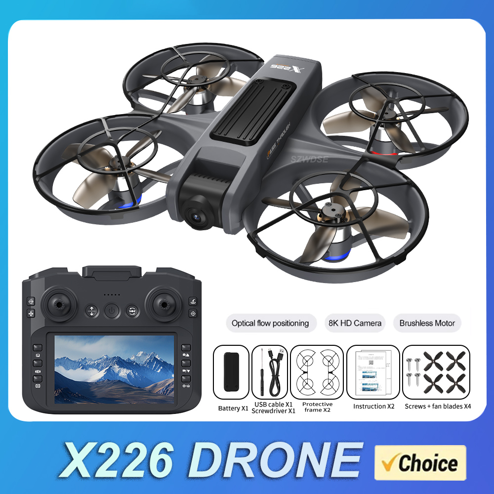 NEW X226 RC Drone 2.4G 5G WIFI - Drone Controller Screen reseña y precio