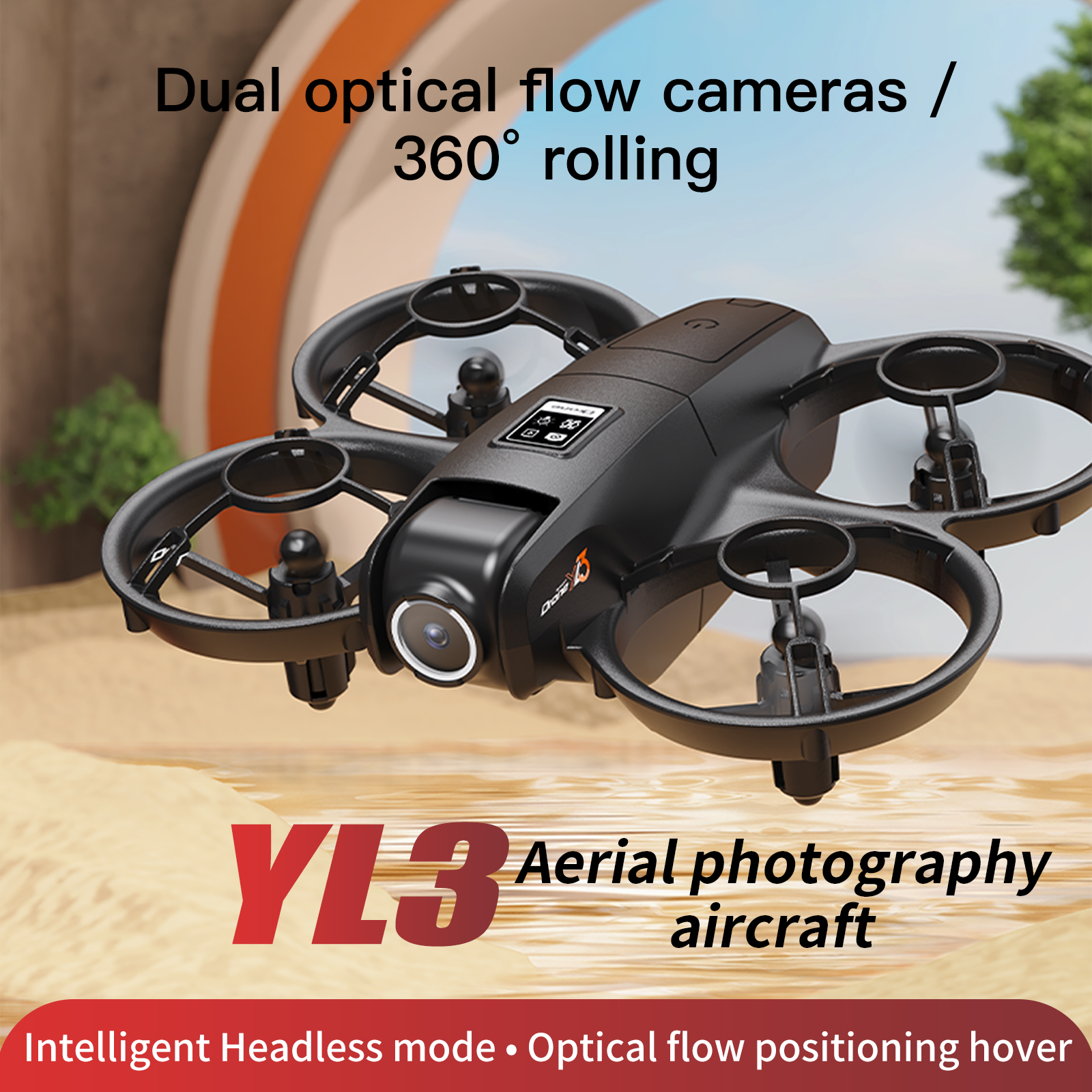 YL3 Remote-Controlled Drone wi - Drone Controller Screen reseña y precio