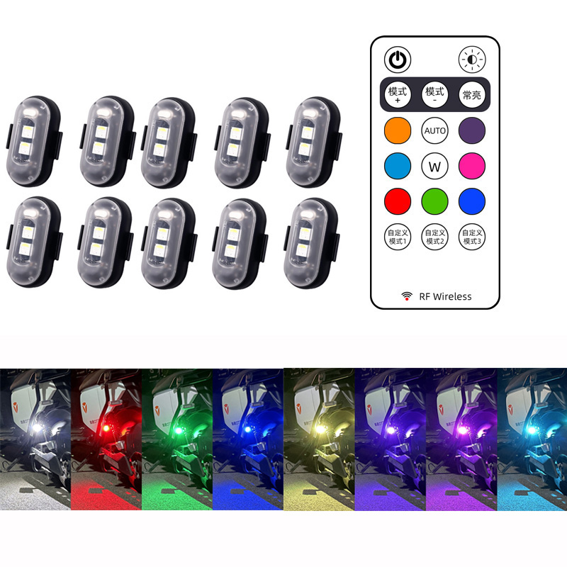10x 4x 8Colors Wireless LED Dr - Drone Strobe Light reseña y precio