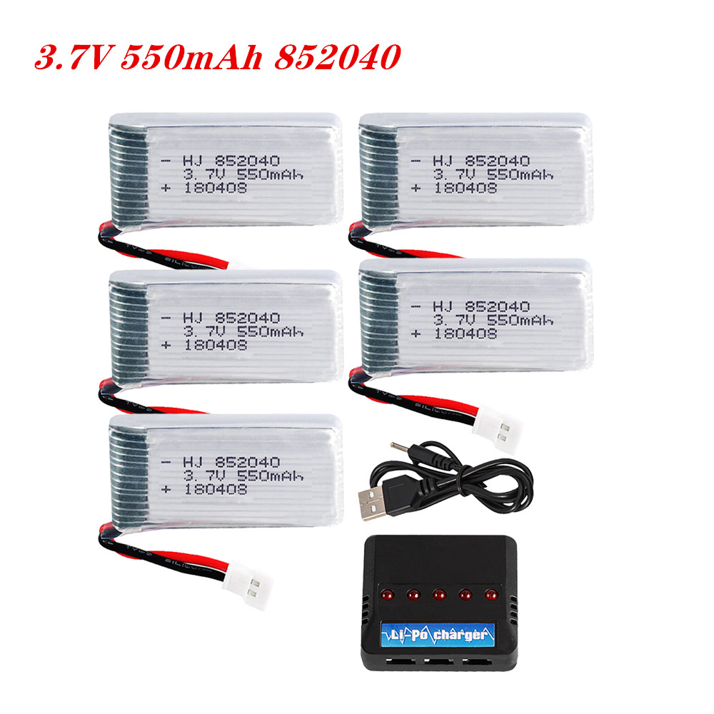 3.7V 550mAh 25C Lipo Battery 8 - Drone Battery Adapter reseña y precio