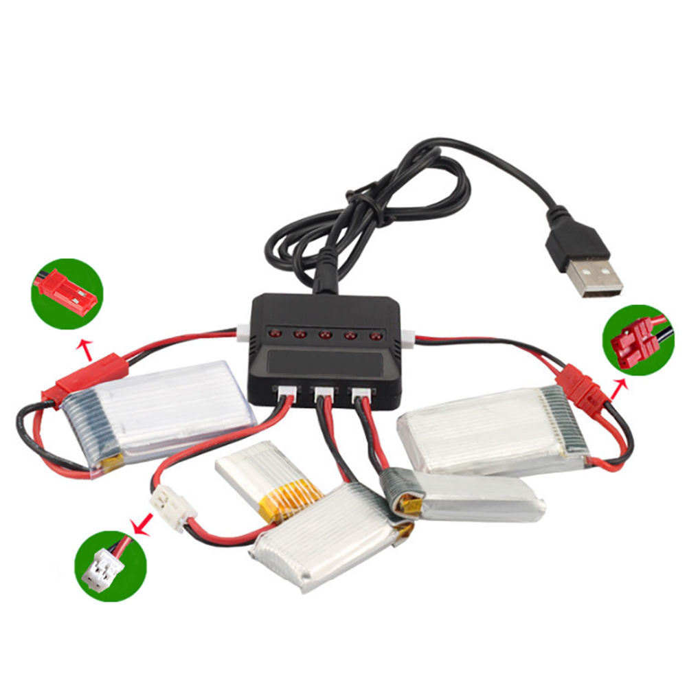 3.7V 550mAh 25C Lipo Battery 8 - Drone Battery Adapter reseña y precio