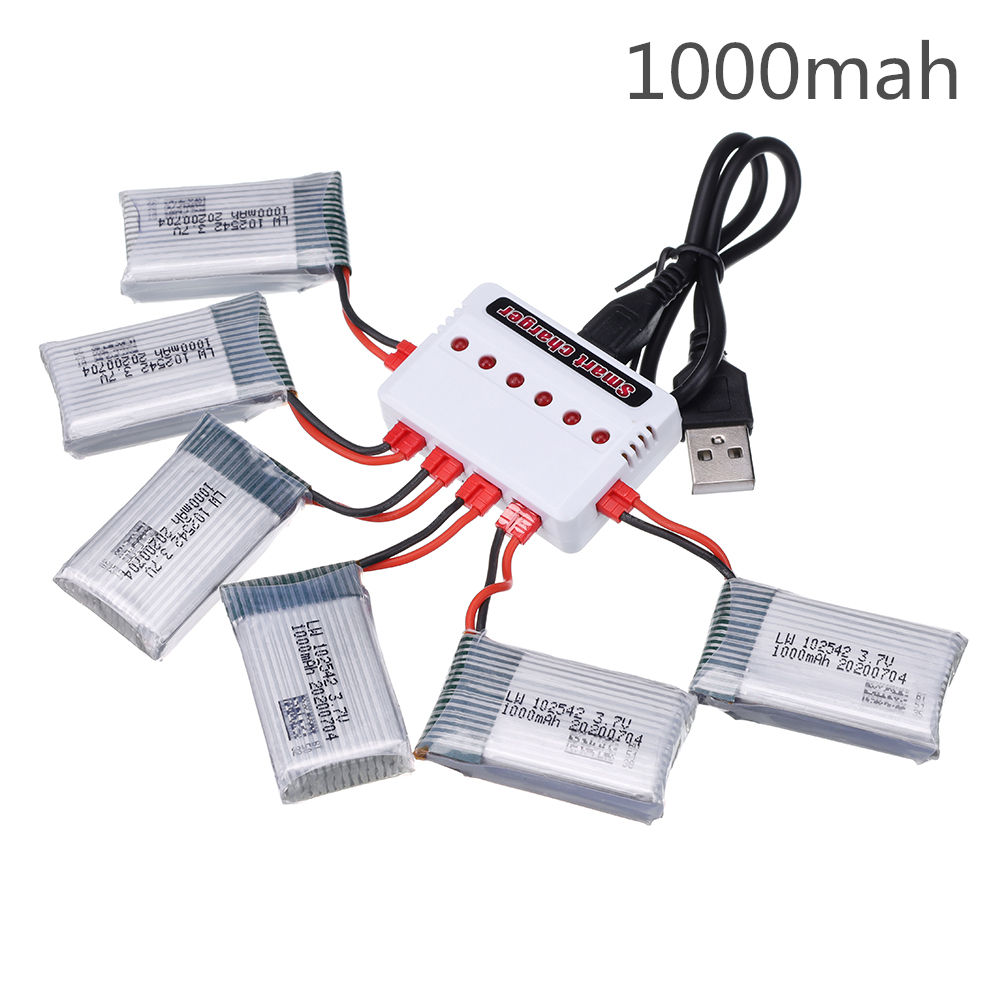 3.7V 1000mAh 102542 Lipo Batte - Drone Battery Charger reseña y precio