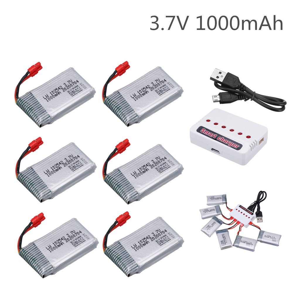 3.7V 1000mAh 102542 Lipo Batte - Drone Battery Charger reseña y precio