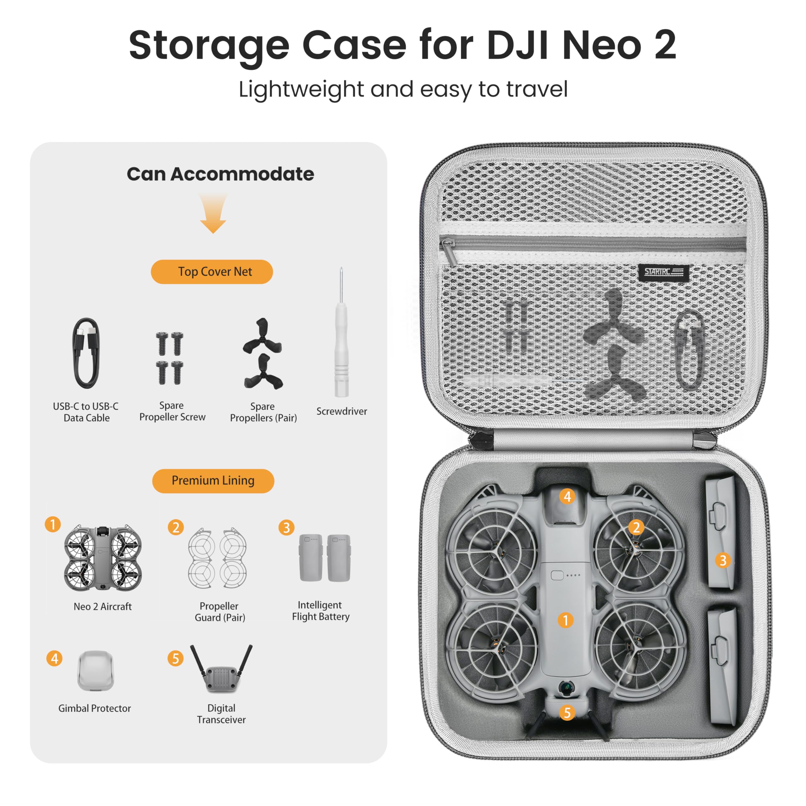 Neo 2 Portable PU Shoulder Bag - Drone Carrying Case reseña y precio