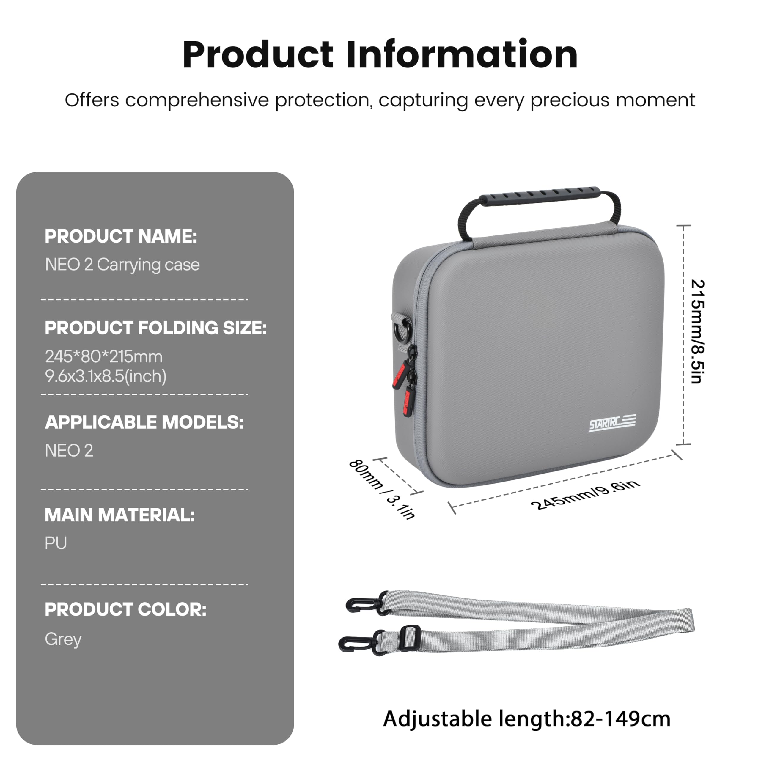 Neo 2 Portable PU Shoulder Bag - Drone Carrying Case reseña y precio