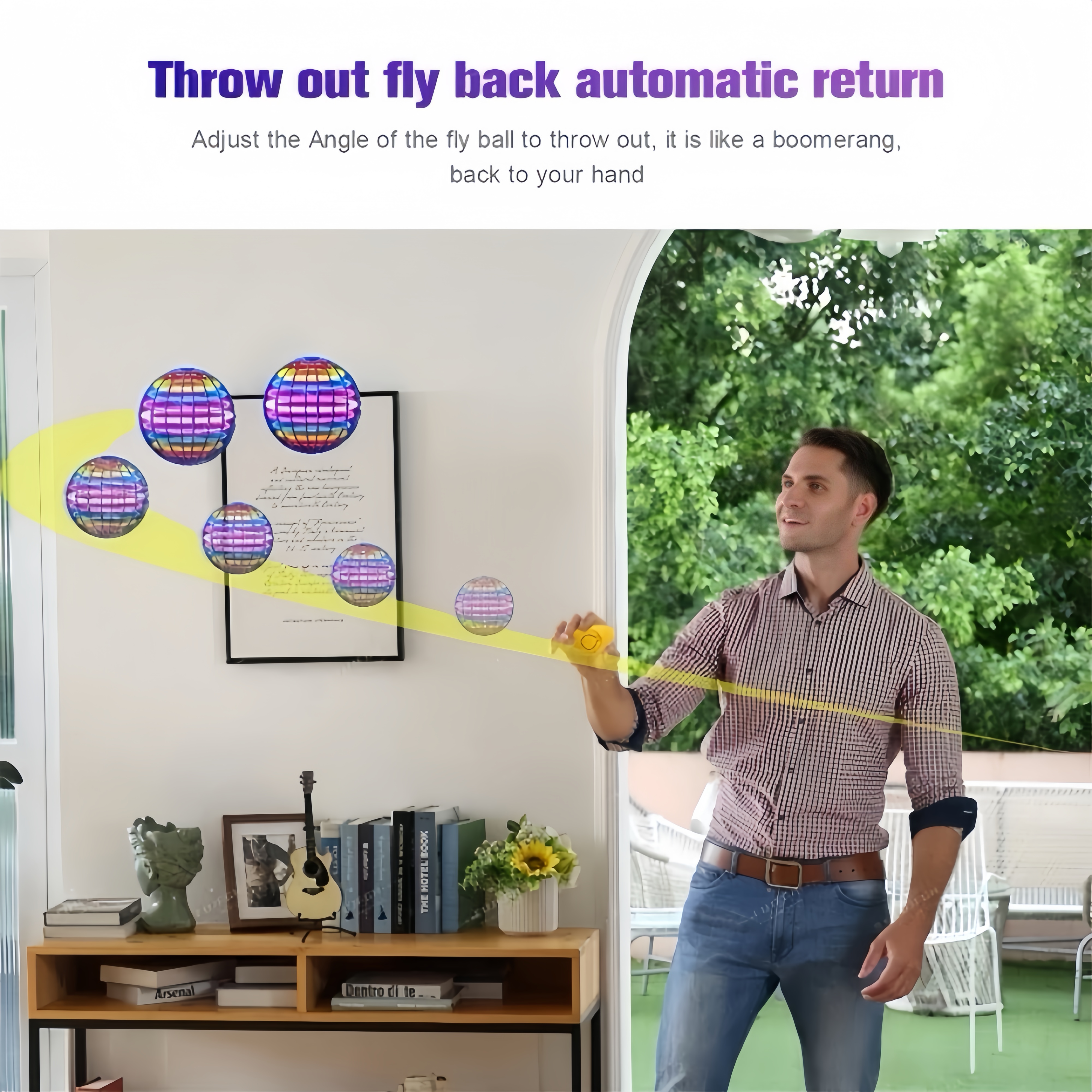 Flying Ball Boomerang Flyorb M - Drone Strobe Light reseña y precio