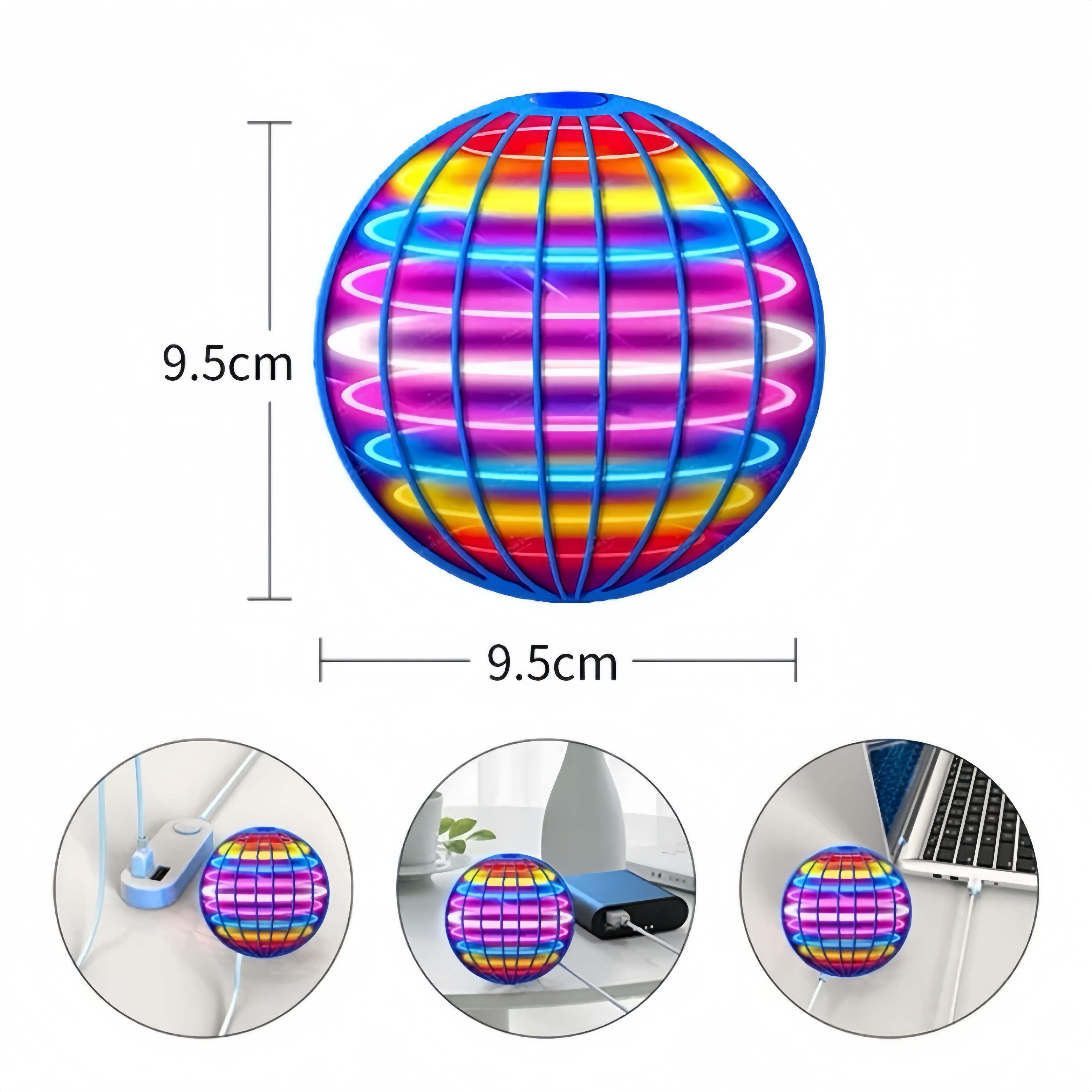 Flying Ball Boomerang Flyorb M - Drone Strobe Light reseña y precio
